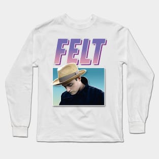 Lawrence of Felt // Aesthetic 80s Styled Design Long Sleeve T-Shirt